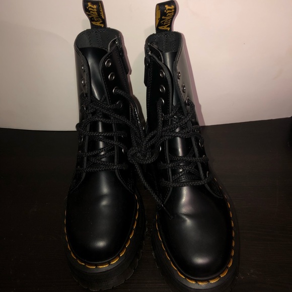 Dr martens JADON SMOOTH LEATHER PLATFORM BOOTS